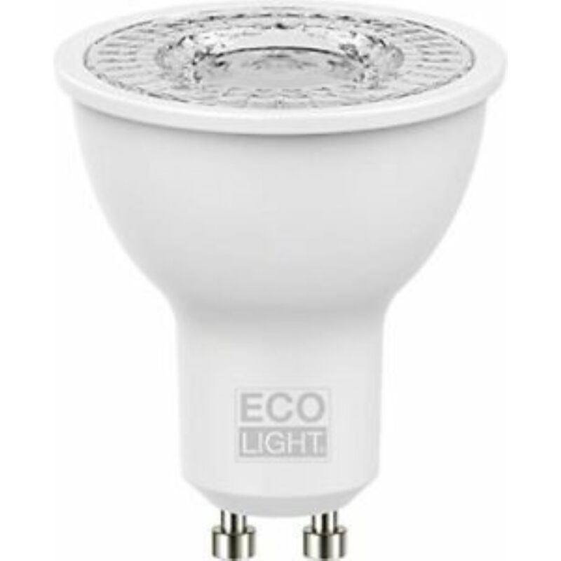 foto del prodotto led leds faretto led luce calda spot 8w 60w gu10 110 6000k set 2 pezzi bisonte