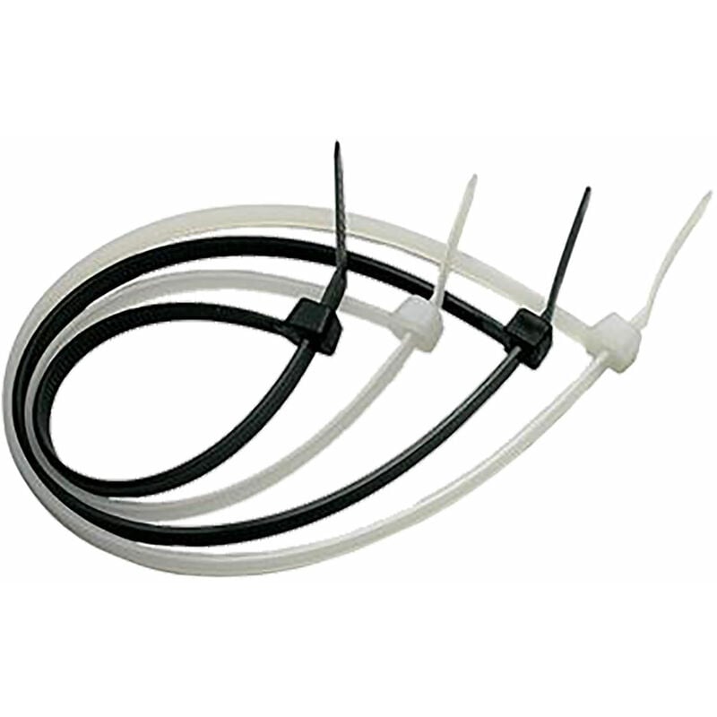 foto del prodotto led leds fascetta a strappo per cablaggio mm 2,5 x 200 nera 100 pezzi 