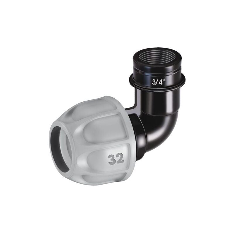 foto del prodotto led leds gomito 1 32mm filetto 3 4 femmina per irrigazione interrata