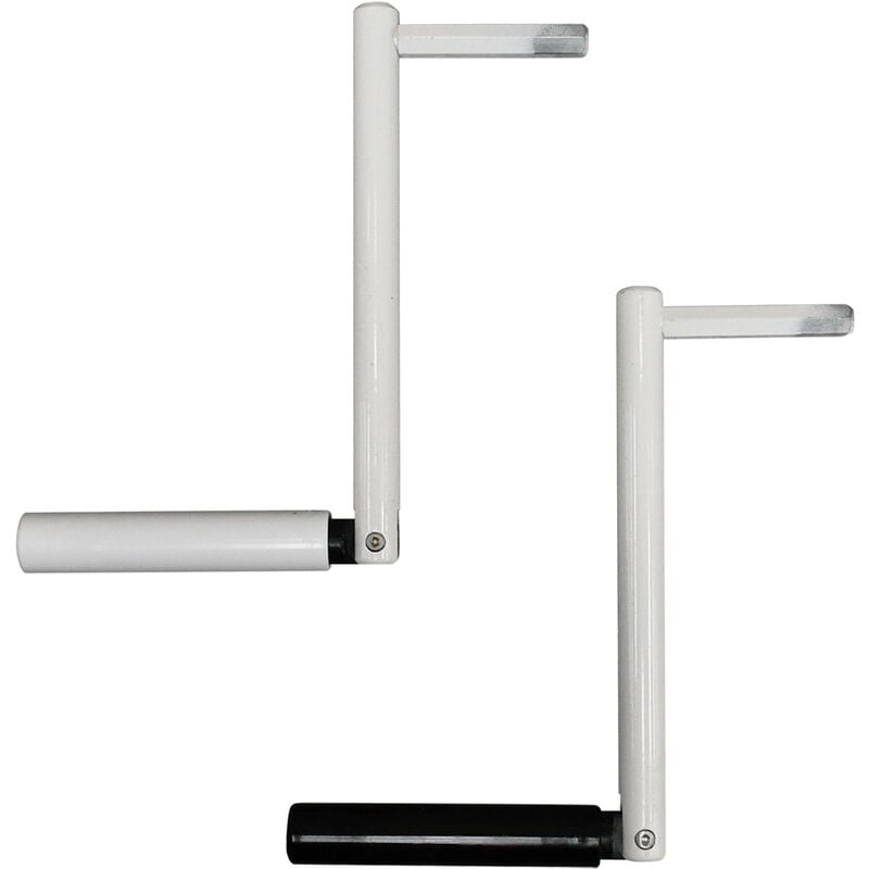 foto del prodotto led leds manovella per argano a fune lunghezza esagono 30 mm nera