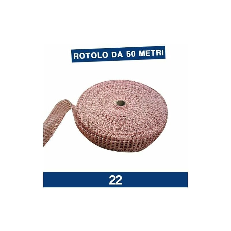 foto del prodotto led leds mt 50 reti rete elastica doppia trama calza insaccati salumi affumicatura 13783v 22 19058 