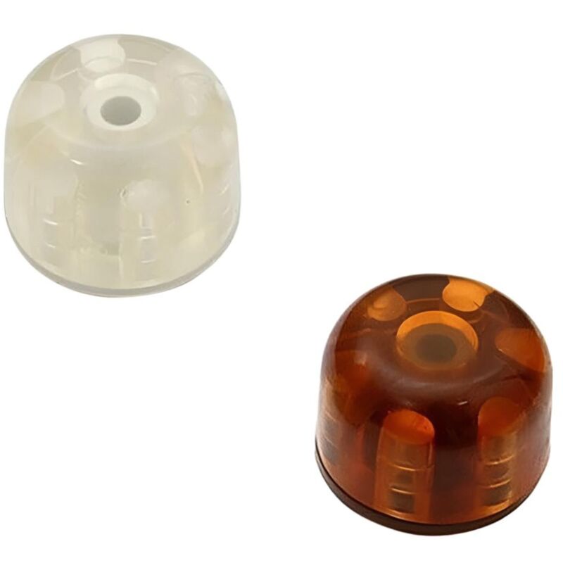 foto del prodotto led leds paracolpo adesivo birillo in plastica 30x25 mm marrone