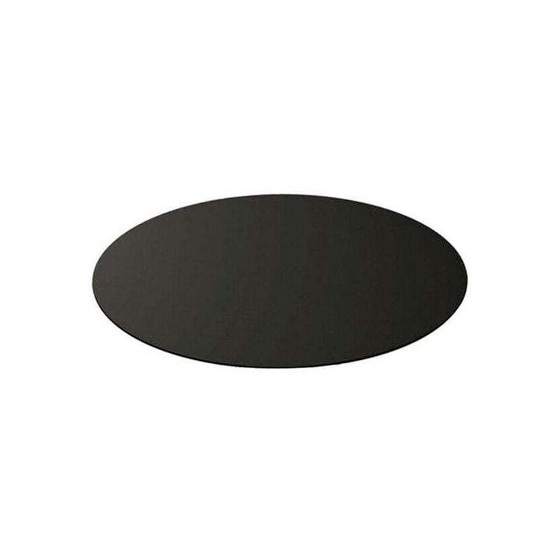 foto del prodotto led leds piastra salvapavimento in ferro protezione per stufe e camini tonda diametro 89 cm 10.5 kg