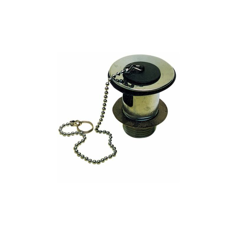 foto del prodotto led leds piletta ott. crom. c tappo e catena gr. 1 5 pz