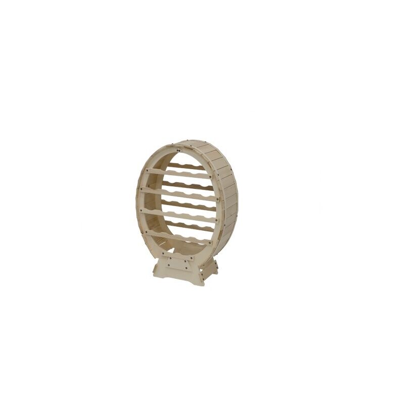 foto del prodotto led leds portabottiglie portavino botticelle alberiamo 18 posti cm.51x23xh74