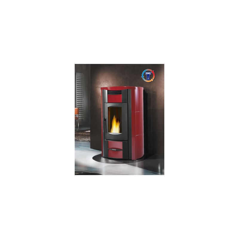 foto del prodotto led leds termostufa a pellet idro marta dal zotto 20,5 kw 540 mc bianca