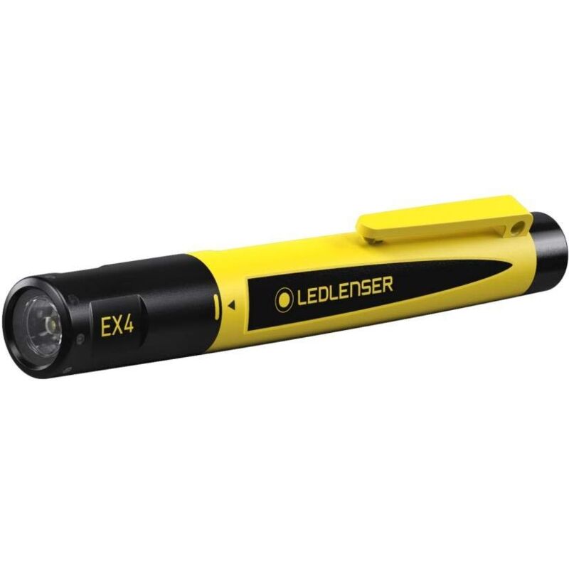 foto del prodotto led lenser ledlenser ex4 robusta torcia a penna led per l officina, uso con 2 batterie aaa, protetta contro le esplosioni zona ex 0 20, 50 lm,