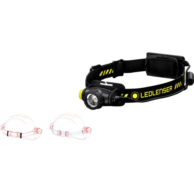 foto del prodotto led lenser ledlenser h5r work led monocolore lampada frontale a batteria ricaricabile 500 lm 2 h 502194