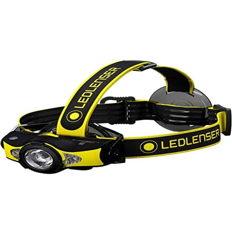 foto del prodotto led lenser ledlenser ih11r torcia frontale professionale led, ricaricabile batteria, 1000 lumen, varie ppzioni di fissaggio al casco,