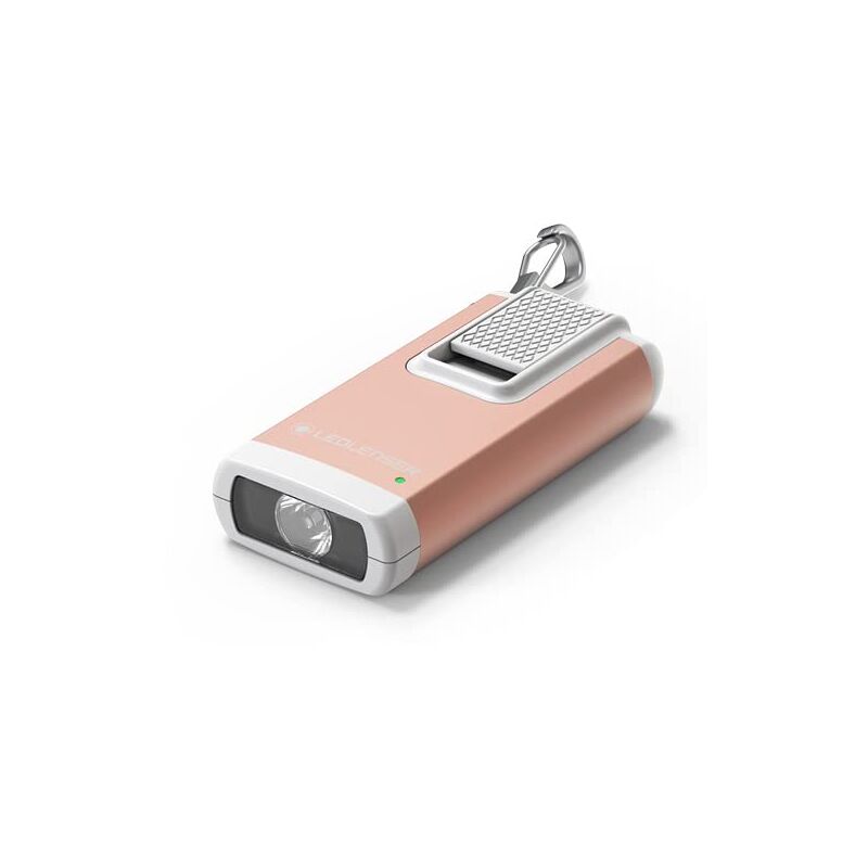 foto del prodotto led lenser ledlenser k6r torcia portachiavi, 400 lumen, ricaricabile, con interfaccia usb a, con luce rossa, oro
