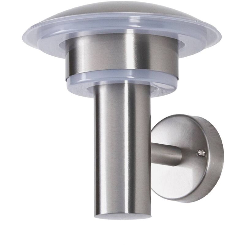 foto del prodotto led lillie in grigio da acciaio inox lindby
