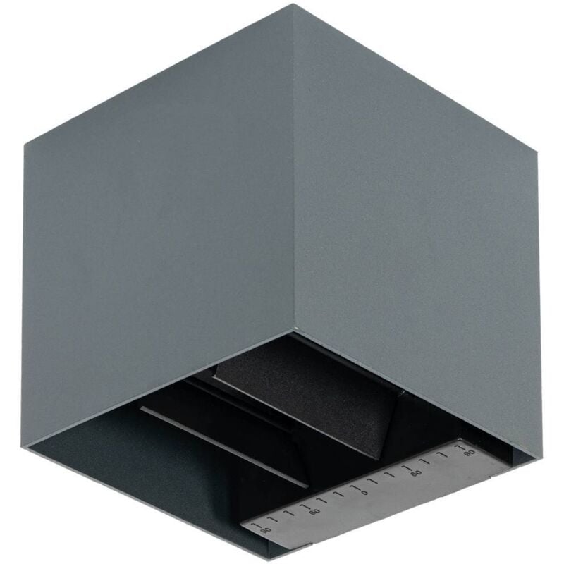 foto del prodotto led lius in nero da alluminio prios