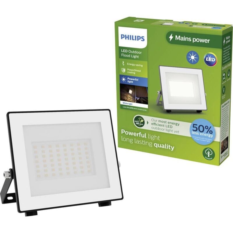 foto del prodotto led lois 929004642801 faretto a led per esterni 14 w bianco caldo - philips