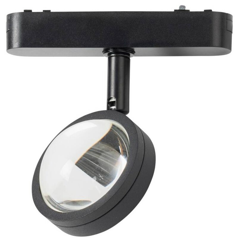 foto del prodotto led lumaro in nero da alluminio lindby