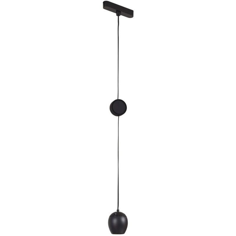 foto del prodotto led lumaro in nero da plastica lindby
