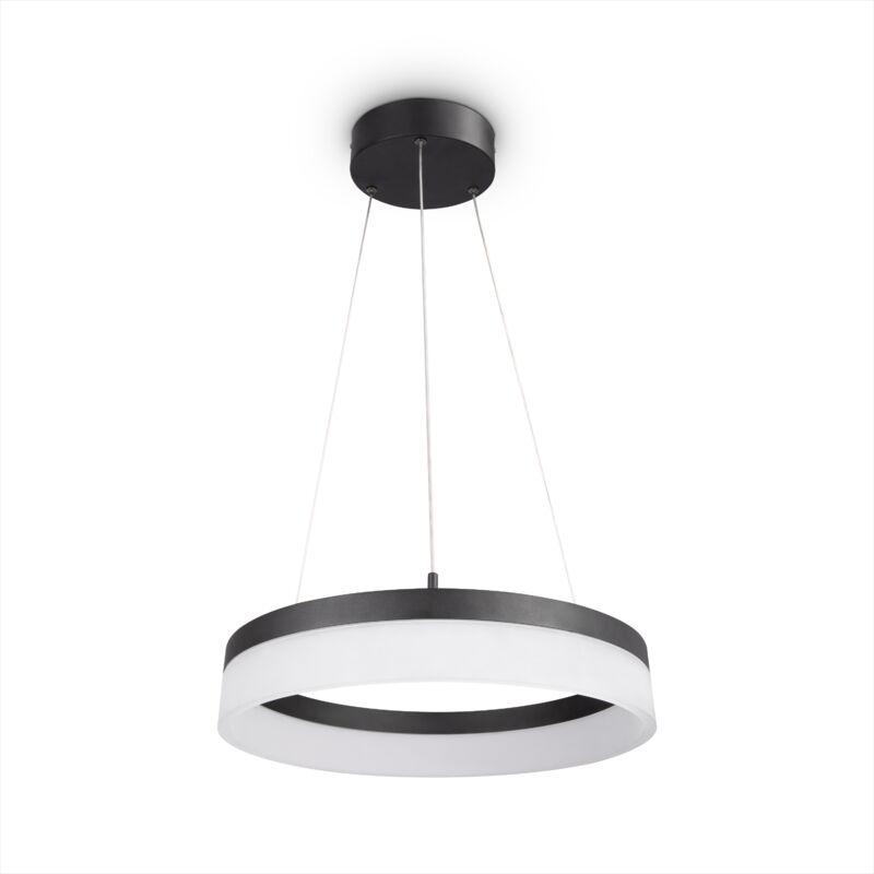 foto del prodotto led luminaria suspensi n decoraci n sal n comedor despacho atemporal moderna tipo 1, nero bianco paco home