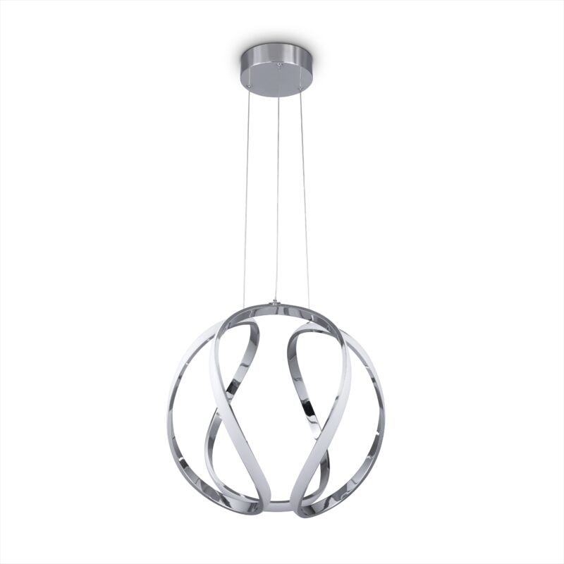 foto del prodotto led luminaria suspensi n decoraci n sal n comedor despacho atemporal moderna tipo 2, chrome wei de paco home