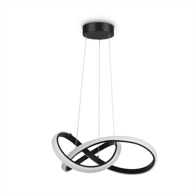 foto del prodotto led luminaria suspensi n decoraci n sal n comedor despacho atemporal moderna tipo 5, nero bianco paco home