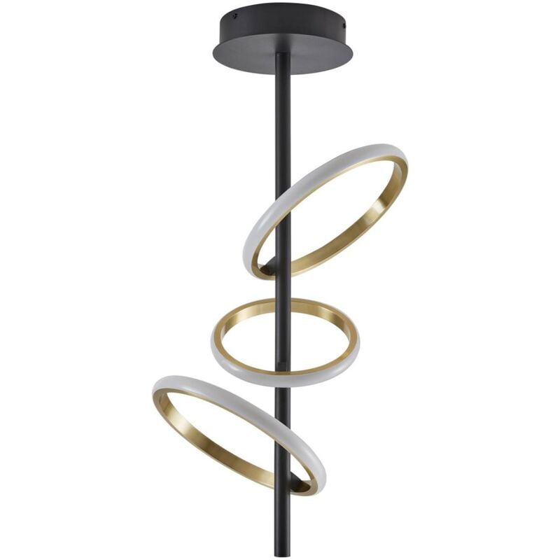 foto del prodotto led 'madu' in nero da metallo - lucande