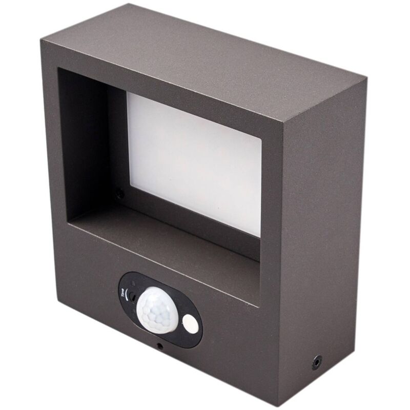 foto del prodotto led mahra in grigio da alluminio lucande