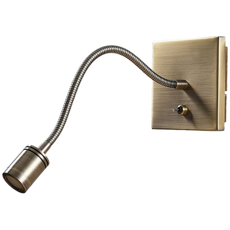 foto del prodotto led mayar in marrone da metallo lindby