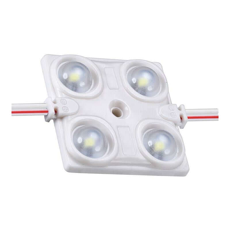 foto del prodotto led modulo 1.44w 4led smd2835 bianco caldo ip68 3000k luce calda