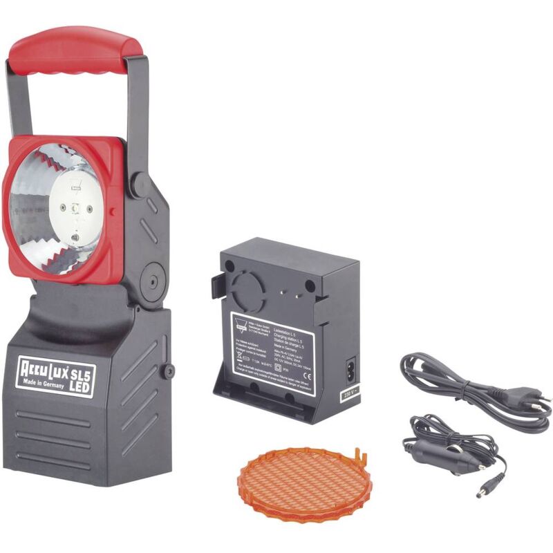 foto del prodotto led monocolore lampada da lavoro, lampada portatile a batteria sl 5 led set 170 lm 456441 acculux
