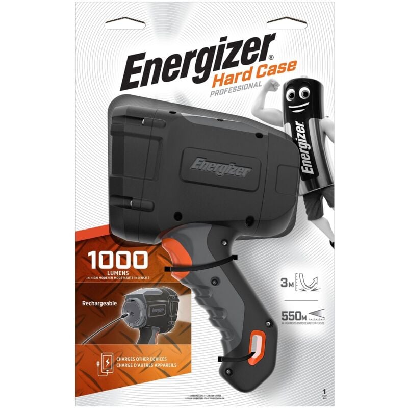 foto del prodotto led monocolore lampada portatile a batteria hardcase hybrid pro sportlight 550 lm e300668103 energizer