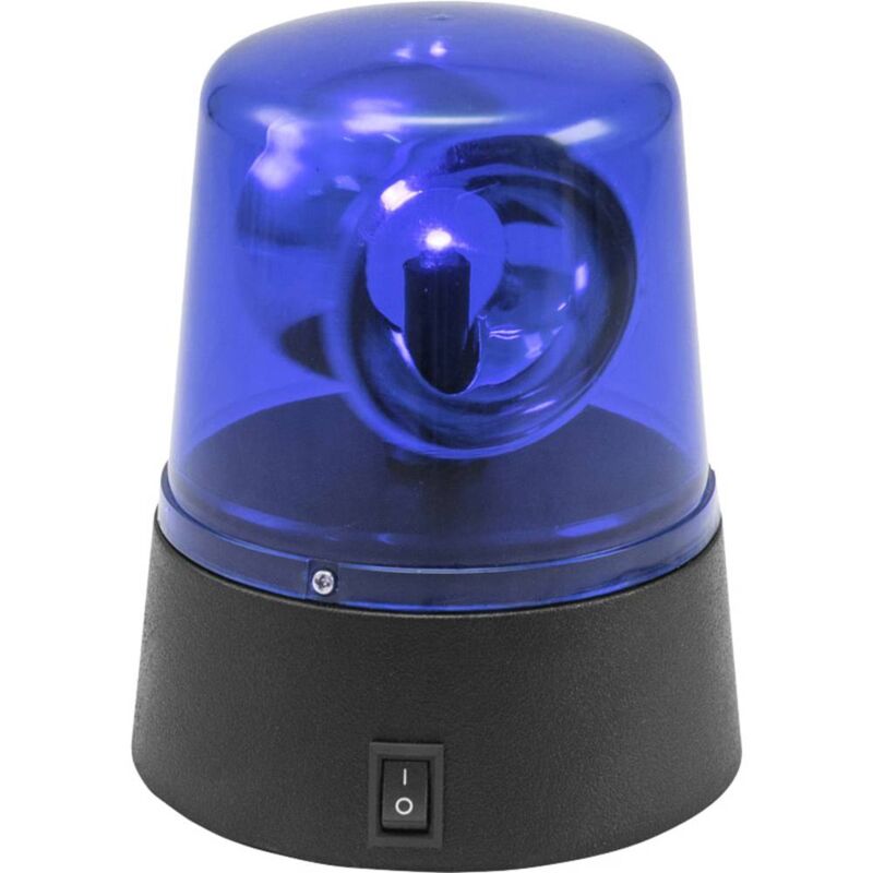 foto del prodotto led monocolore lampeggiante della polizia blu eurolite