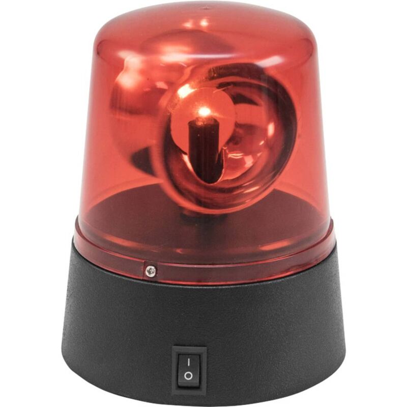 foto del prodotto led monocolore lampeggiante della polizia rosso eurolite