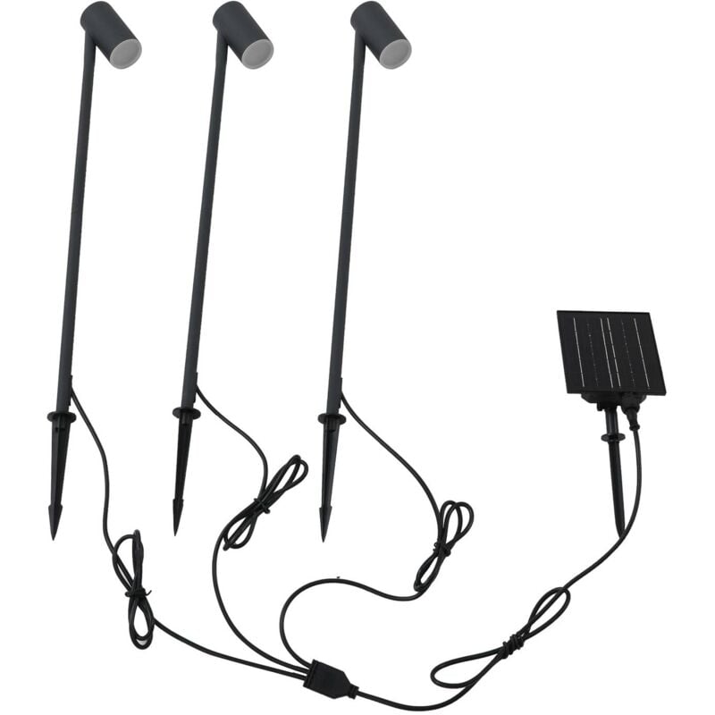 foto del prodotto led myric in nero da alluminio lindby
