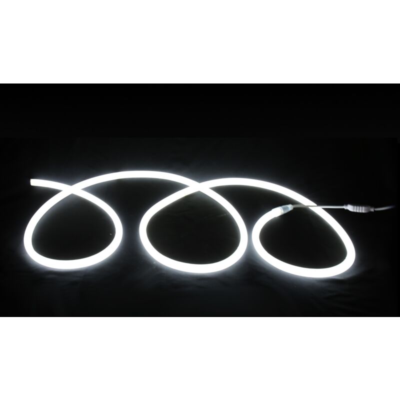 foto del prodotto led neon a led 220 v semicircolare 320o 7w 6000k 1m led flessibile jandei