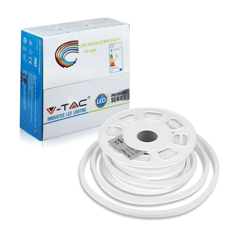 foto del prodotto led neon flex 24v bianco naturale ip65 10m 4500k - luce naturale