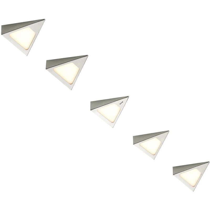 foto del prodotto led odia in grigio da acciaio inox prios