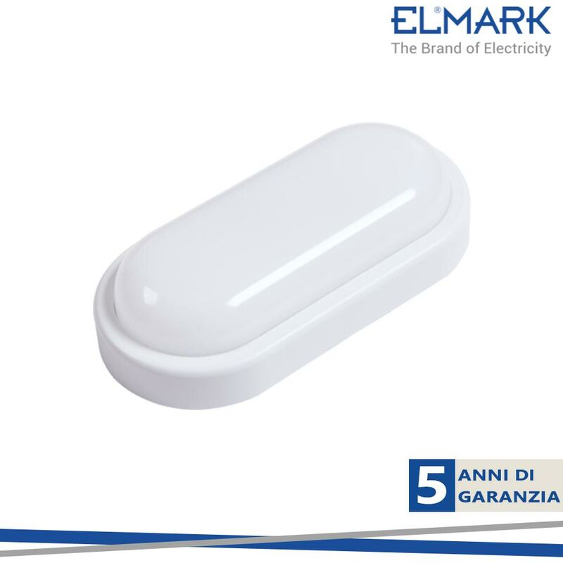 foto del prodotto led plafoniera 15w 4000k ip54 bianca - luce naturale