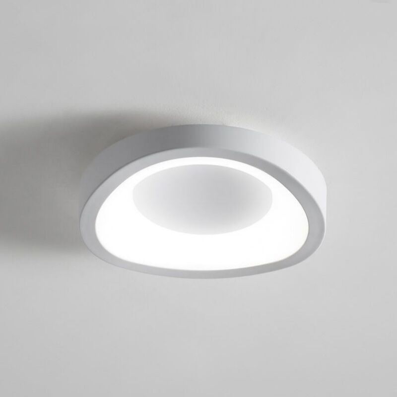 foto del prodotto led plafoniera metallo e acrilica soffitto moderno lampada da soffitto metallo illuminazione soffitto interna luce bianco fredda