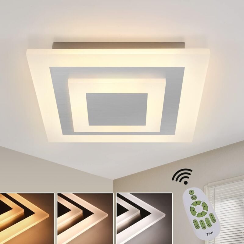 foto del prodotto led plafoniera soggiorno lampada da soggiorno 30 cm lampada da cucina dimmerabile 23 w lampada moderna da camera in acrilico con telecomando per
