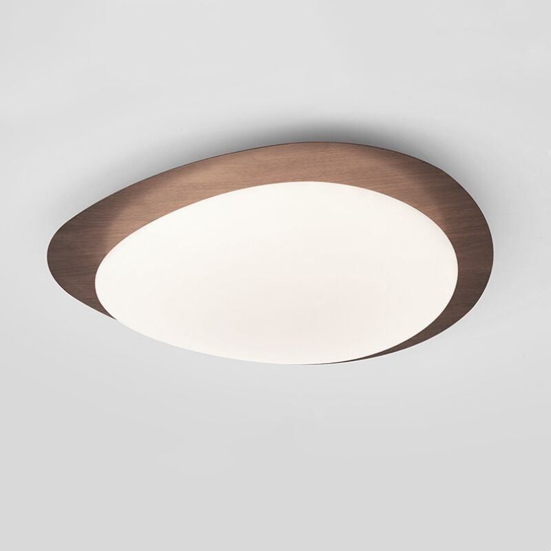 foto del prodotto led plafoniera vintage lampada a soffitto creativo illuminazione da ufficio art d eco 12w luce bianco fredda 1 pezzo