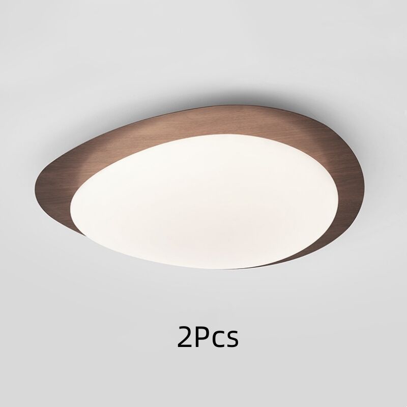 foto del prodotto led plafoniera vintage lampada a soffitto creativo illuminazione da ufficio art d eco 12w luce bianco fredda 2 pezzi