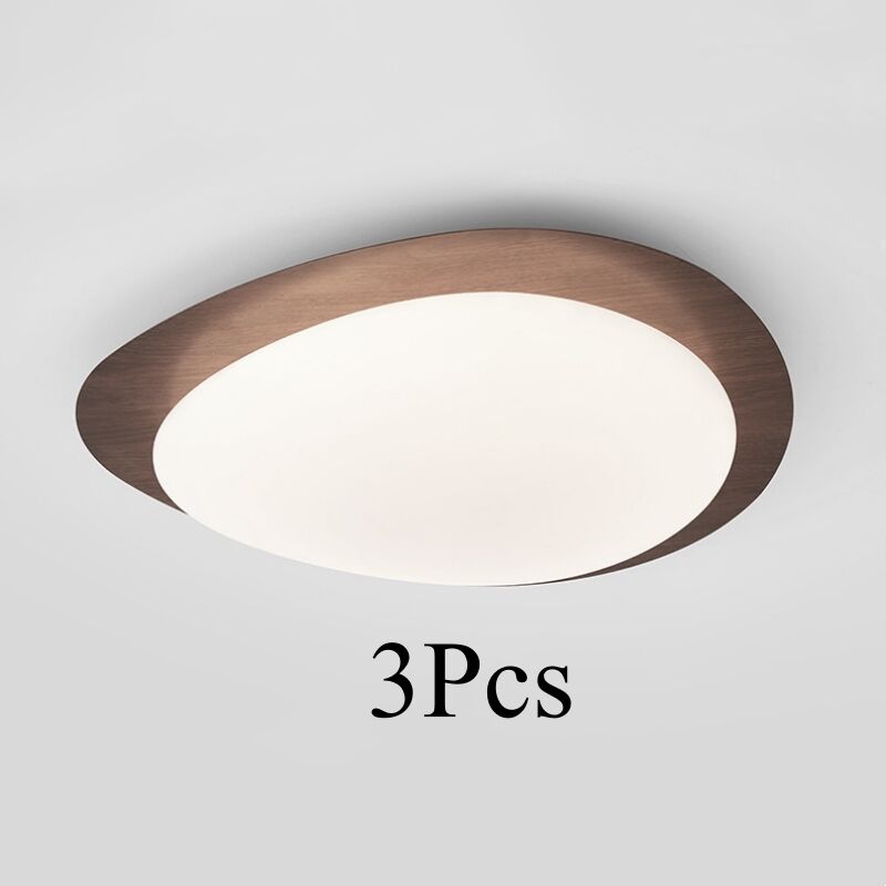 foto del prodotto led plafoniera vintage lampada a soffitto creativo illuminazione da ufficio art d eco 12w luce bianco fredda 3 pezzi