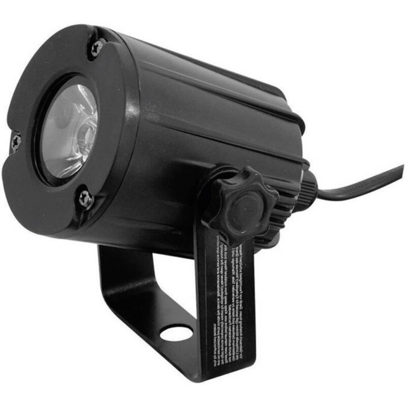 foto del prodotto led pst 3w 3200 k pinspot led numero di led dettagli 1 x 3 w nero eurolite