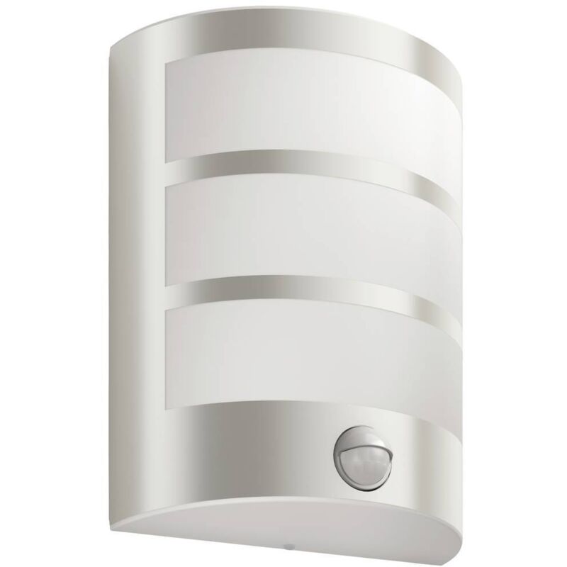 foto del prodotto led python 8720169263772 lampada led da parete per esterno con rilevatore di movimento led monocolore 3.8 w a philips