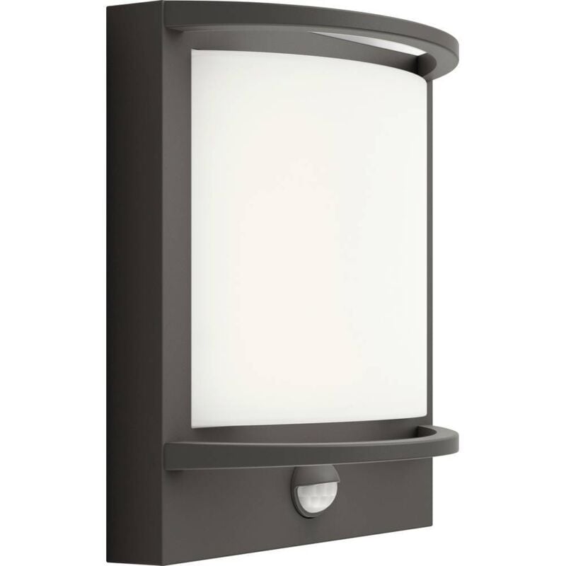 foto del prodotto led samondra 8720169263710 lampada led da parete per esterno con rilevatore di movimento led monocolore 3.8 w philips