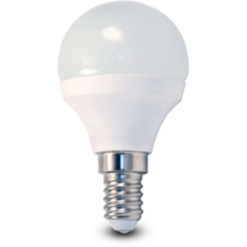foto del prodotto led sfera 5,3we14 lumen 440 3000k calda 10 pz