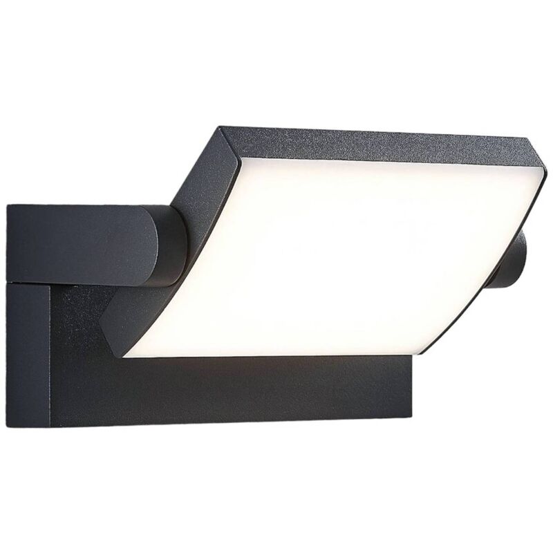 foto del prodotto led sherin in nero da alluminio lindby