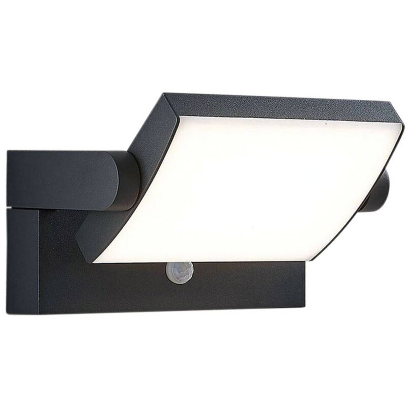 foto del prodotto led sherin in nero da alluminio lindby