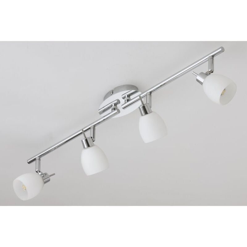 foto del prodotto led soffitto luce cromo 4 x 2, 2w caldoweio prisma 2882 048 classe di efficienza energetica a 