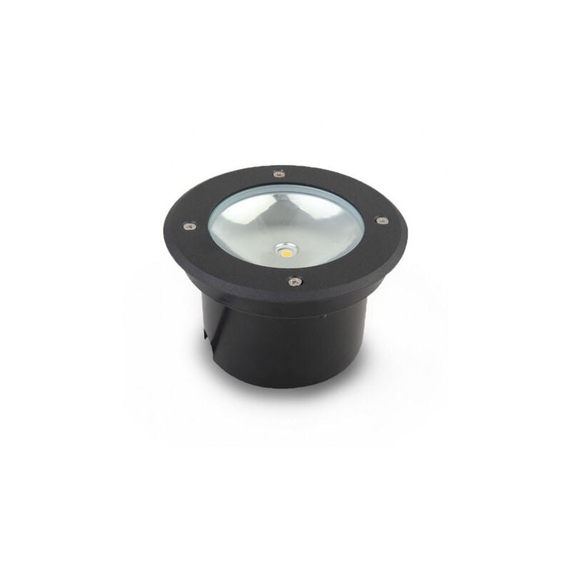 foto del prodotto led spot integrato terra rotonda grigio antracite 3w 4500k