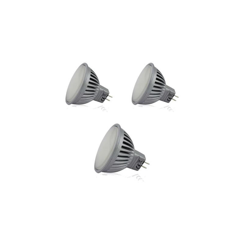 foto del prodotto led spot mr16 7w 60w illuminazione bianco hot 2700k lot de 3