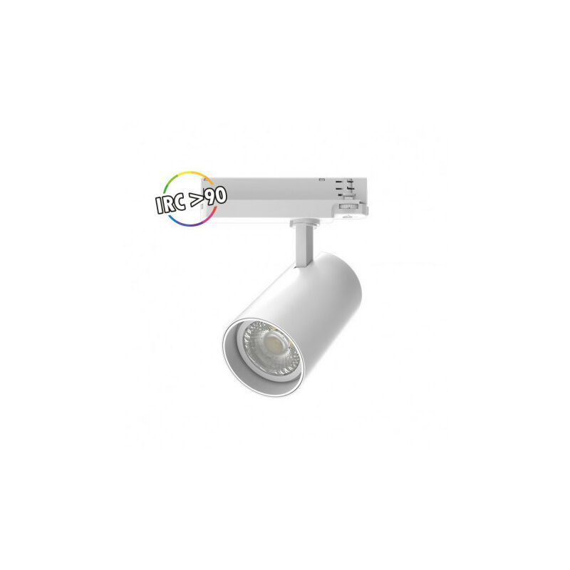 foto del prodotto led spot su rail orientable rail 3 luci adattatore 35w 3850lm 24 ip20 ik05 75mm bianco naturale 4000k